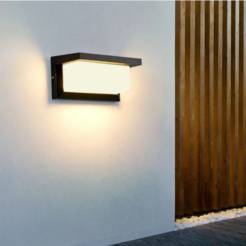 Motion-Sensor Outdoor Wall Light for Entrances and Garden Paths