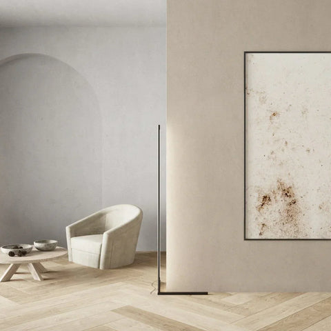 Slim Ambient LED Corner Floor Lamp
