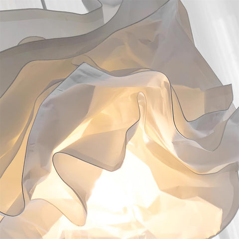 Sculptural Paper Pendant Light for Dining Room and Bedroom Decor