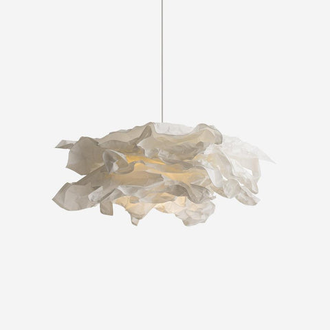 Sculptural Paper Pendant Light for Dining Room and Bedroom Decor