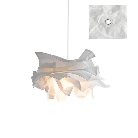 Sculptural Paper Pendant Light for Dining Room and Bedroom Decor