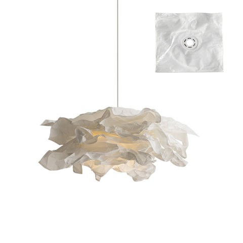 Sculptural Paper Pendant Light for Dining Room and Bedroom Decor