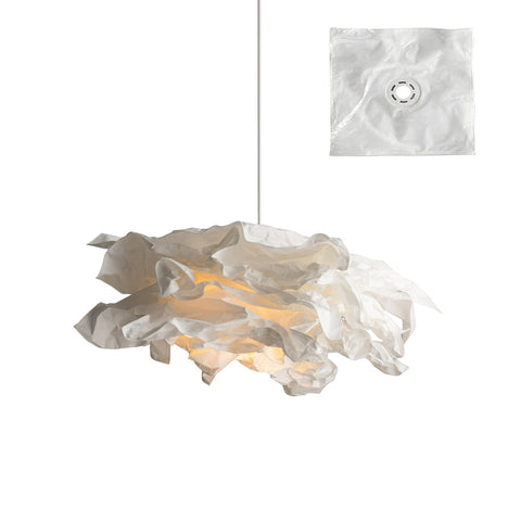 Sculptural Paper Pendant Light for Dining Room and Bedroom Decor