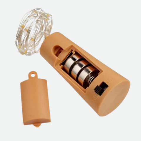 LED Bottle Fairy Lights with Flexible Copper Wire and Battery Power