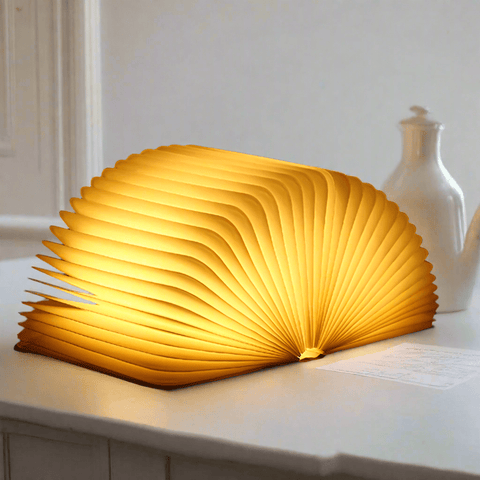 Rechargeable Foldable LED Book Lamp for Portable Ambient Lighting