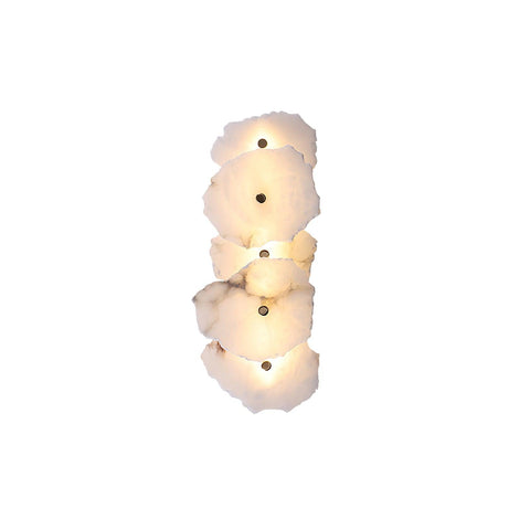 Petra Alabaster Wall Lamp with Layered Stone Panels