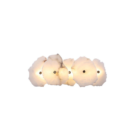 Petra Alabaster Wall Lamp with Layered Stone Panels