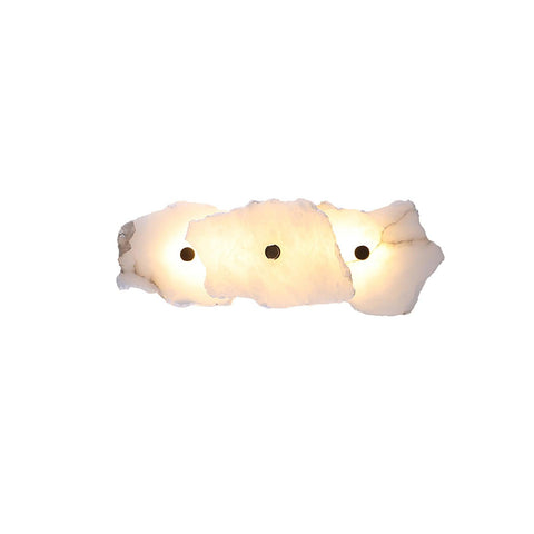 Petra Alabaster Wall Lamp with Layered Stone Panels