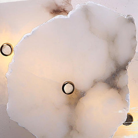Petra Alabaster Wall Lamp with Layered Stone Panels