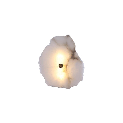 Petra Alabaster Wall Lamp with Layered Stone Panels
