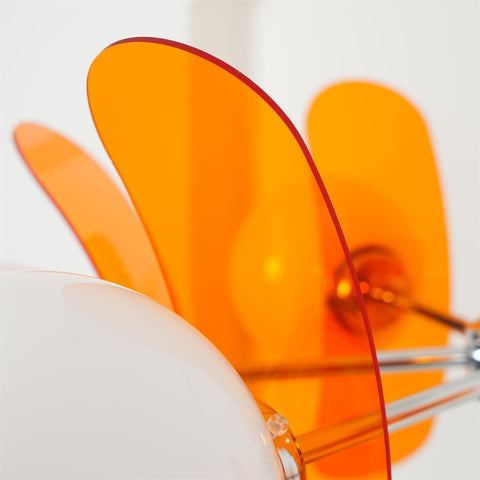 Mid-Century Floral Globe Chandelier for Bedrooms and Creative Offices