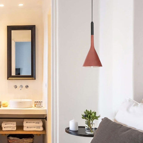 Nordic Wood and Aluminum Pendant Light for Kitchen Islands and Bedsides