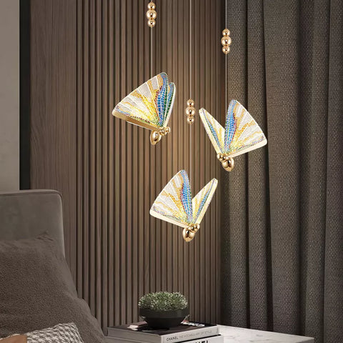 Butterfly LED Pendant Light for Bedrooms, Kitchens, and Entryways