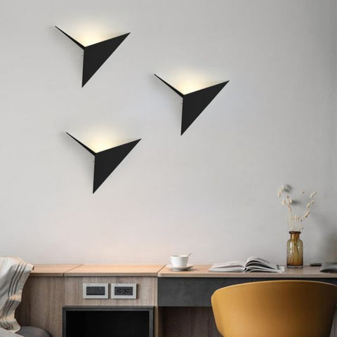 Origami Bird LED Wall Sconce for Bedrooms, Hallways, and Bathrooms