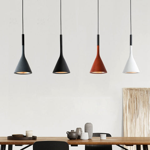 Nordic Wood and Aluminum Pendant Light for Kitchen Islands and Bedsides