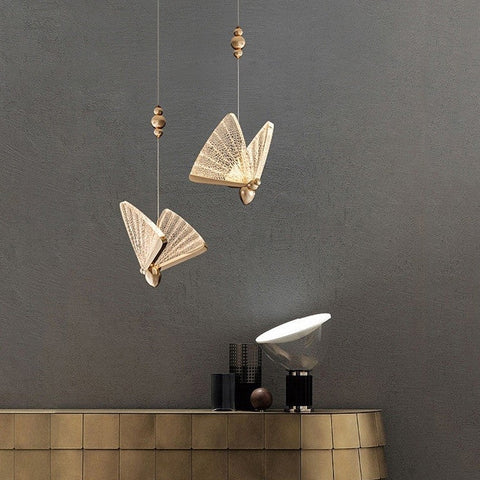 Butterfly LED Pendant Light for Bedrooms, Kitchens, and Entryways