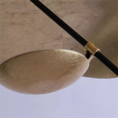 Sculptural Metal LED Pendant Light for Dining Rooms and Living Spaces