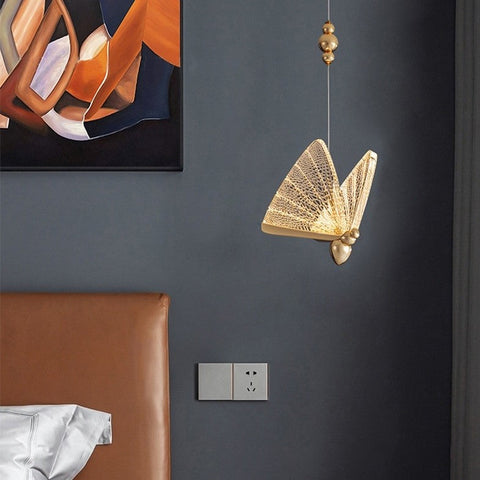 Butterfly LED Pendant Light for Bedrooms, Kitchens, and Entryways