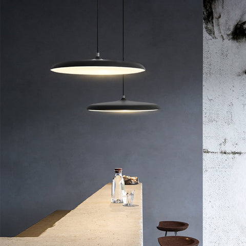 Nordic Disc LED Pendant Light for Kitchens, Bedrooms, and Dining Rooms