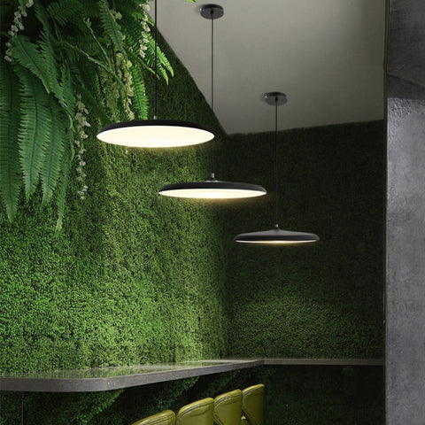 Nordic Disc LED Pendant Light for Kitchens, Bedrooms, and Dining Rooms