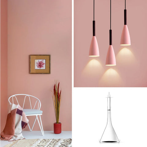 Nordic Wood and Aluminum Pendant Light for Kitchen Islands and Bedsides