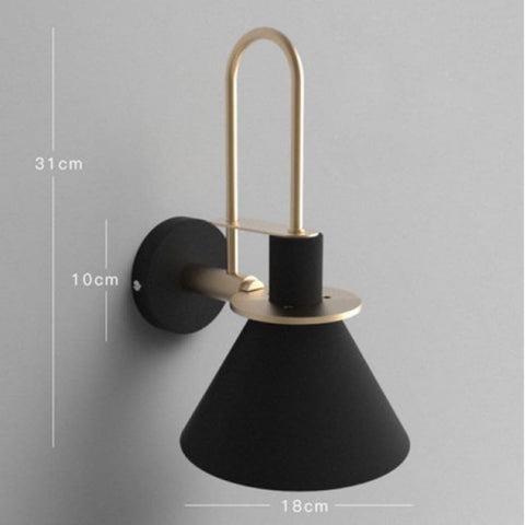 Nordic Metal Wall Sconce for Bedrooms, Kitchens, and Living Rooms