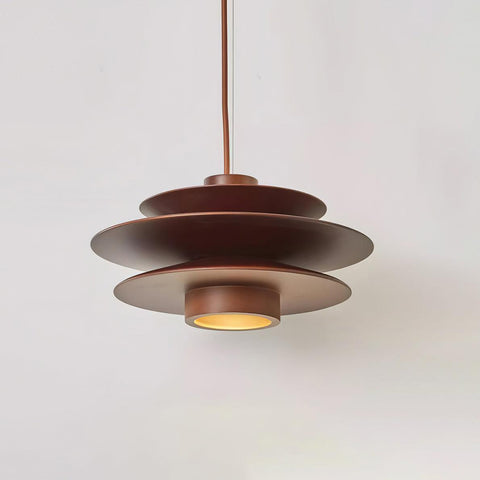 Layered Wood Pendant Light for Dining Room and Living Room Lighting