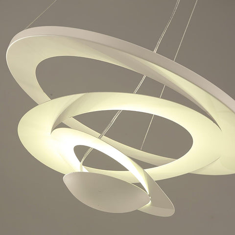 Spiral LED Pendant Light for Dining Room and Living Room Lighting