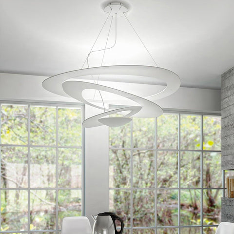 Spiral LED Pendant Light for Dining Room and Living Room Lighting