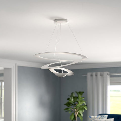 Spiral LED Pendant Light for Dining Room and Living Room Lighting