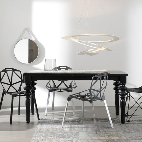 Spiral LED Pendant Light for Dining Room and Living Room Lighting