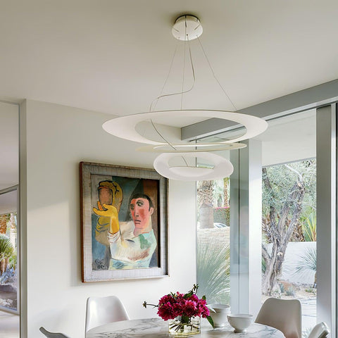 Spiral LED Pendant Light for Dining Room and Living Room Lighting
