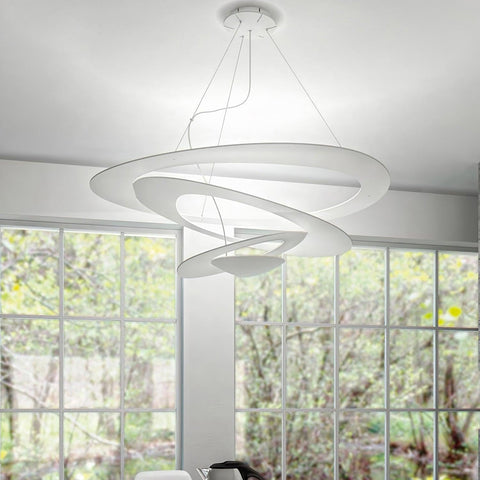 Spiral LED Pendant Light for Dining Room and Living Room Lighting