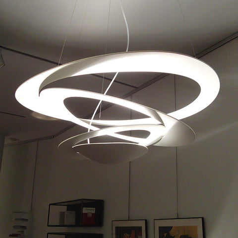 Spiral LED Pendant Light for Dining Room and Living Room Lighting