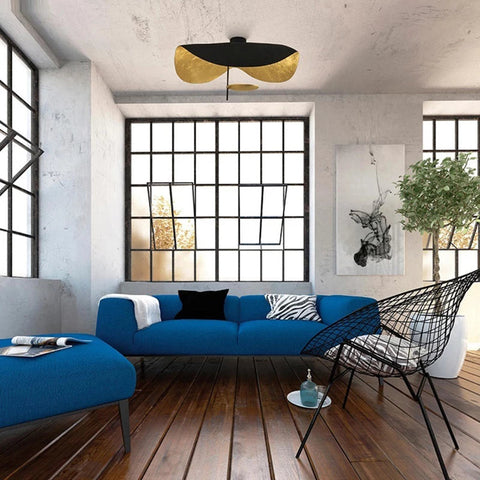 Convertible LED Pendant and Ceiling Light for Living and Dining Rooms
