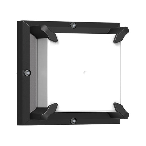 Square Black Waterproof LED Outdoor Wall Light for Garden