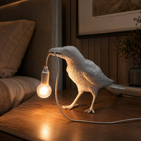 Raven Sculptural Table Lamp