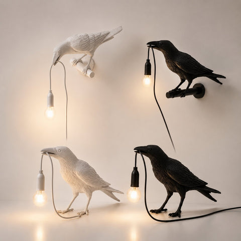 Raven Sculptural Table Lamp