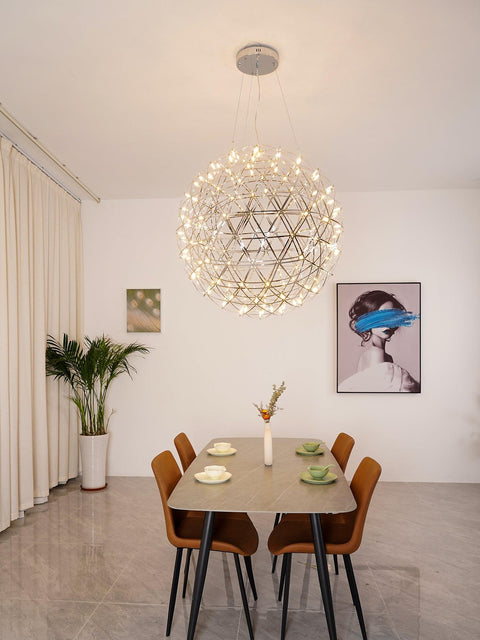 Modern LED Globe Pendant Light for Dining Rooms, Foyers, and Entryways