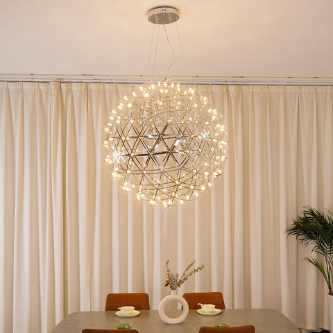 Modern LED Globe Pendant Light for Dining Rooms, Foyers, and Entryways