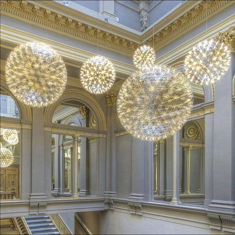Modern LED Globe Pendant Light for Dining Rooms, Foyers, and Entryways