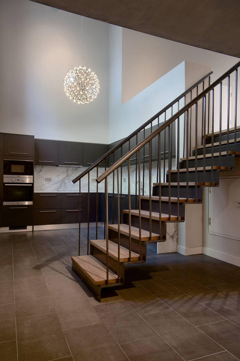 Modern LED Globe Pendant Light for Dining Rooms, Foyers, and Entryways
