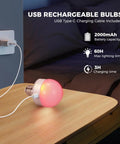 Rechargeable RGB Table Lamp with Remote-Controlled Light — product view