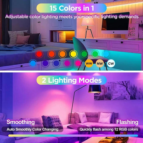 Rechargeable RGB Table Lamp with Remote-Controlled Light — product view