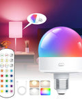 Rechargeable RGB Table Lamp with Remote-Controlled Light — product view