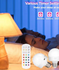 Rechargeable RGB Table Lamp with Remote-Controlled Light — product view
