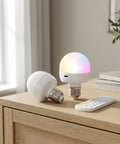 Rechargeable RGB Table Lamp with Remote-Controlled Light — product view