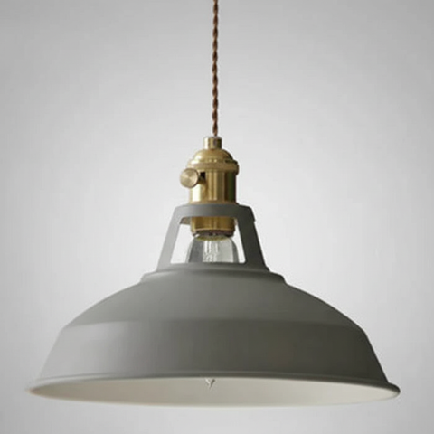 Industrial Metal Pendant Ceiling Light with Retro Hanging Shade and E26 E27 Socket