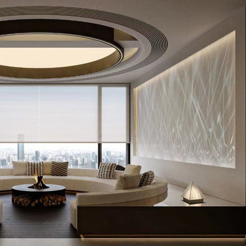 LED Water Ripple Wall Light with Adjustable Color Modes