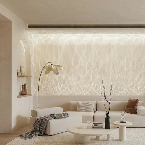 LED Water Ripple Wall Light with Adjustable Color Modes